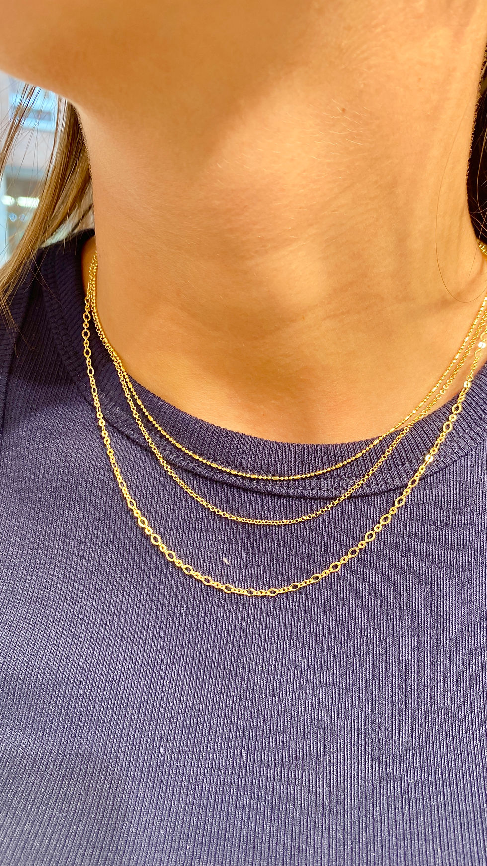 Miniatura: Collana a tre fili 