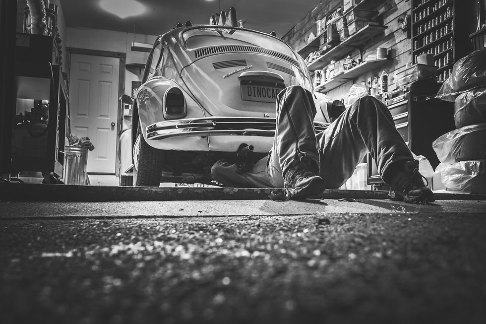 Car Maintenance Scene