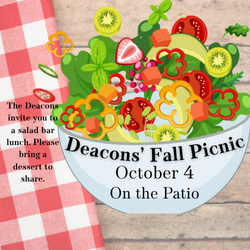 Deacon’s Fall Salad Bar Picnic Email