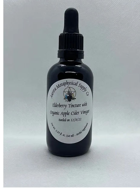 Elderberry Tincture with Organic Apple Cider Vinegar