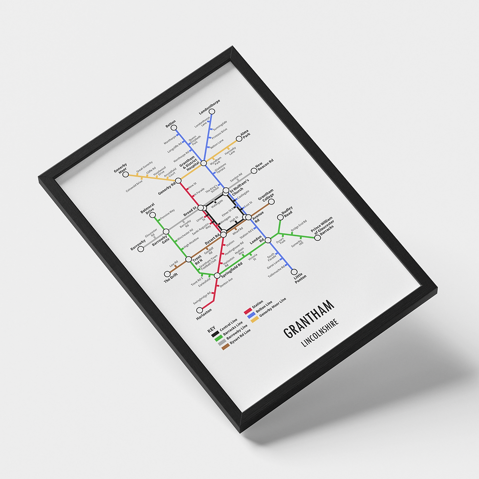 Thumbnail: Grantham Metro Map