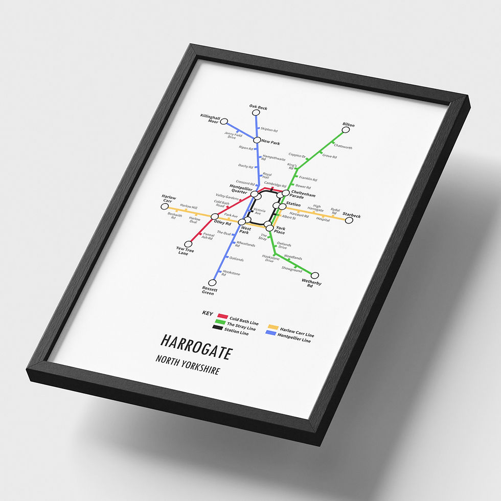 Thumbnail: Harrogate Metro Map