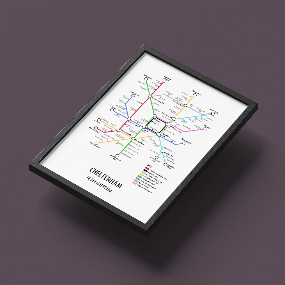Thumbnail: Cheltenham Metro Map