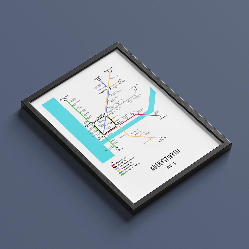 Thumbnail: Aberystwyth Metro Map