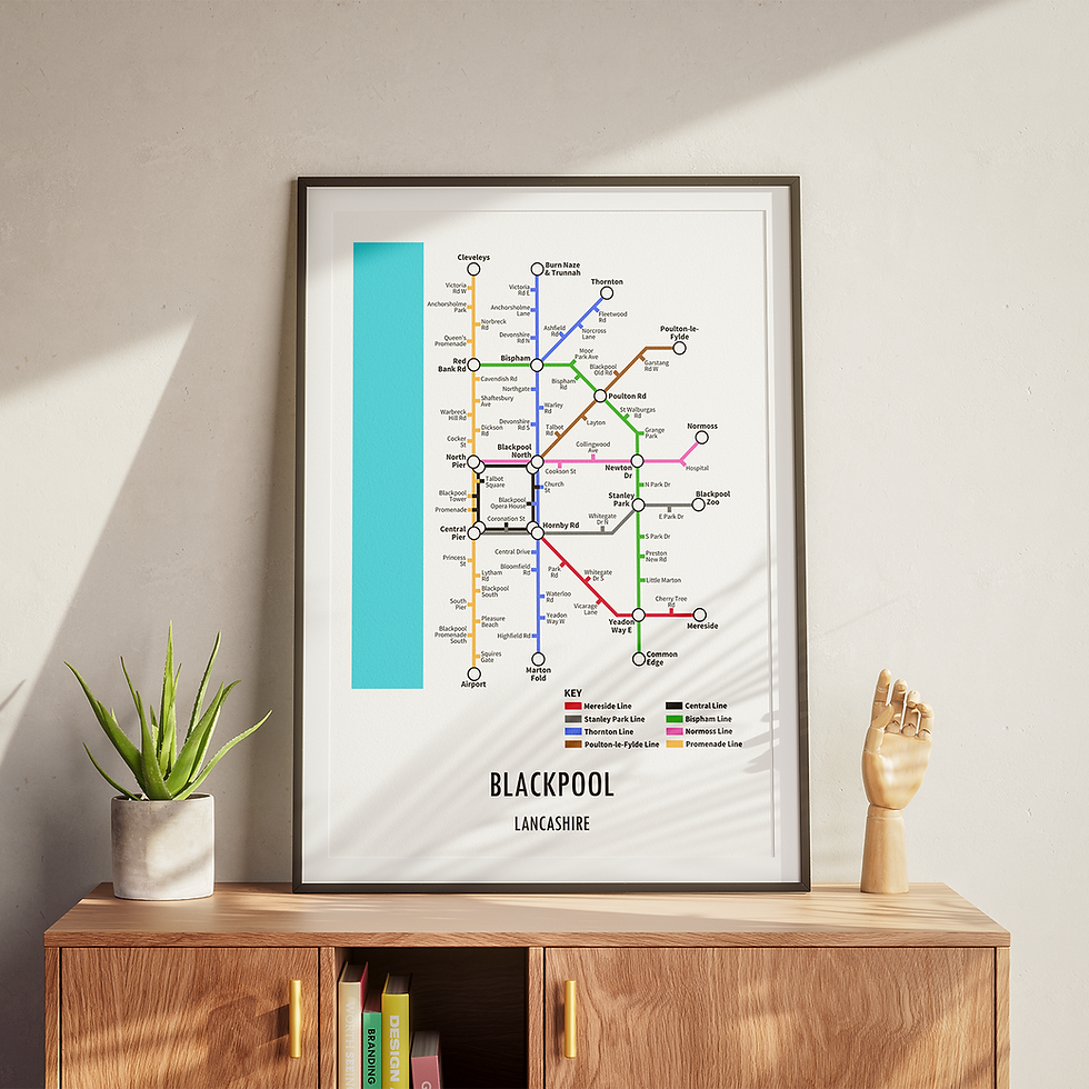 Thumbnail: Blackpool Metro Map