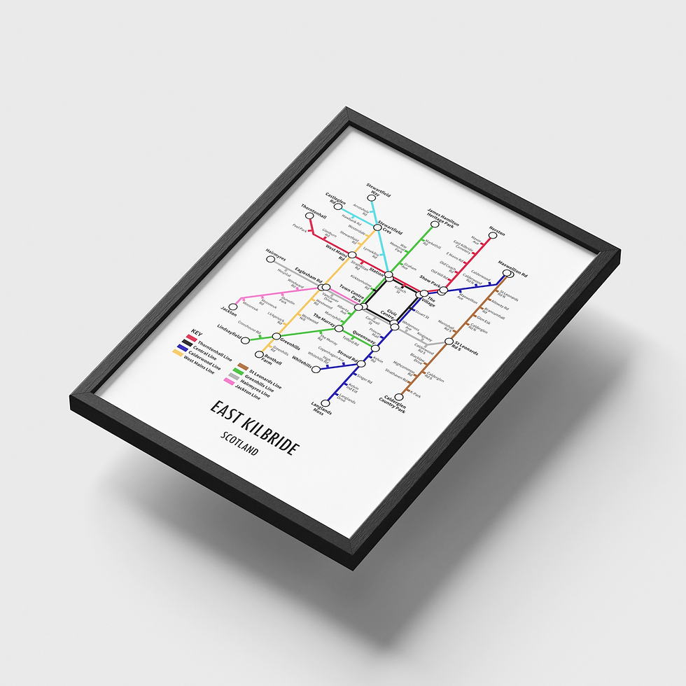 Thumbnail: East Kilbride Metro Map