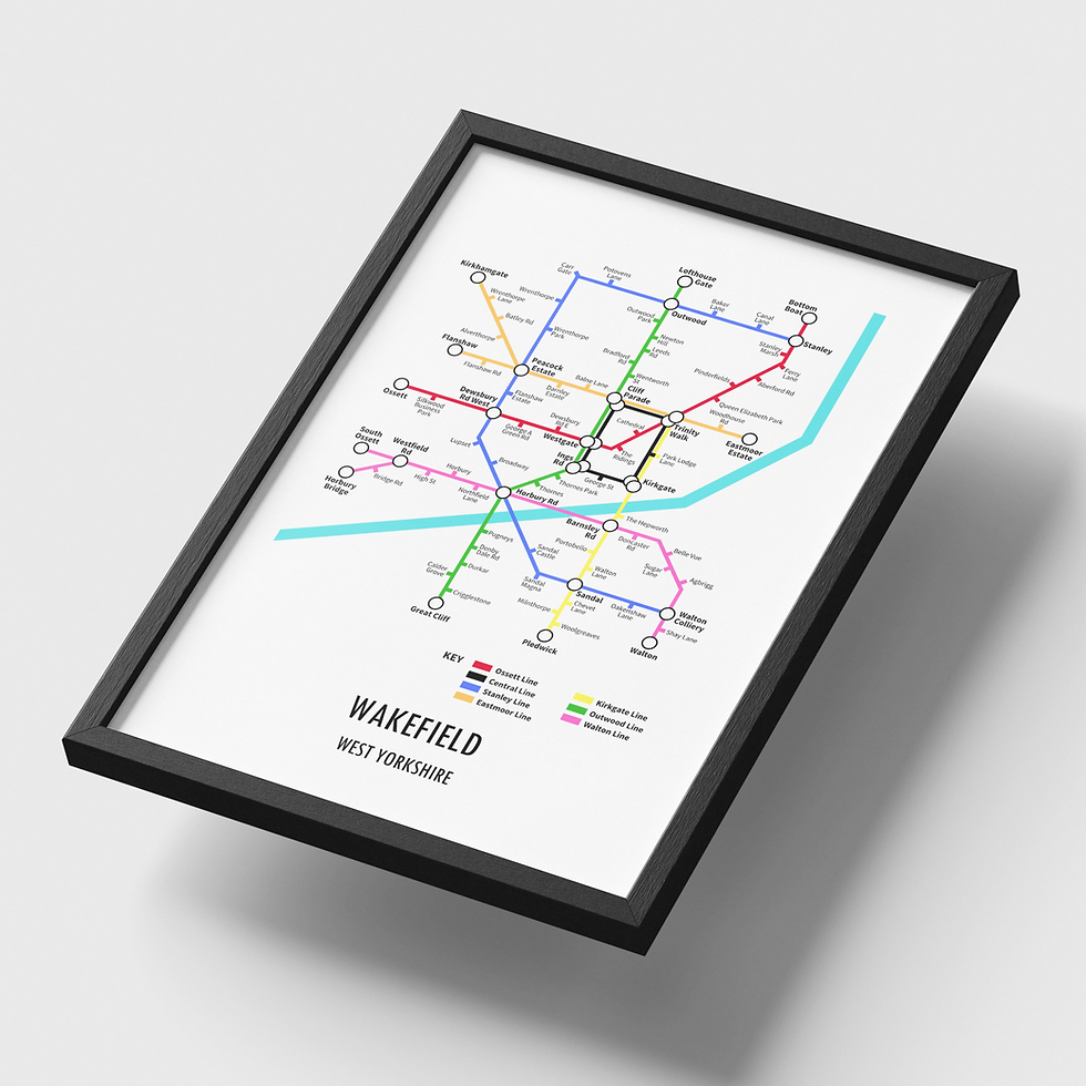 Thumbnail: Wakefield Metro Map