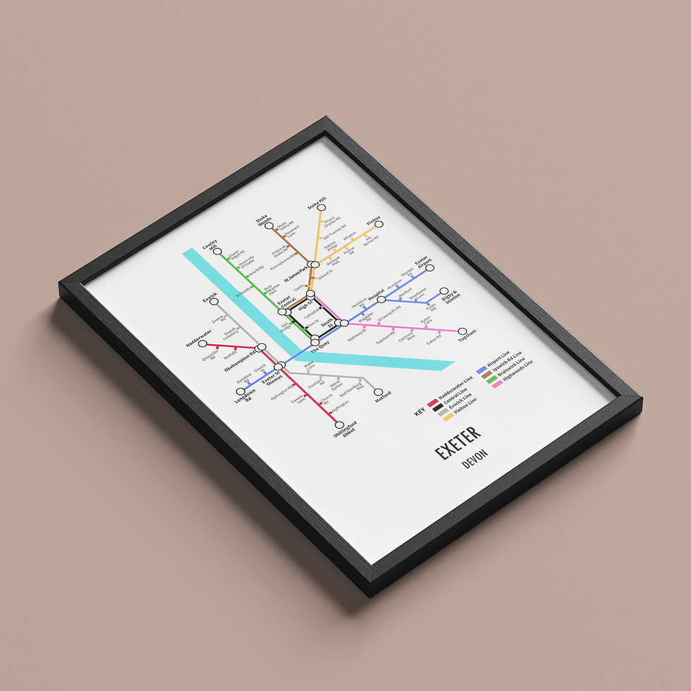 Thumbnail: Exeter Metro Map