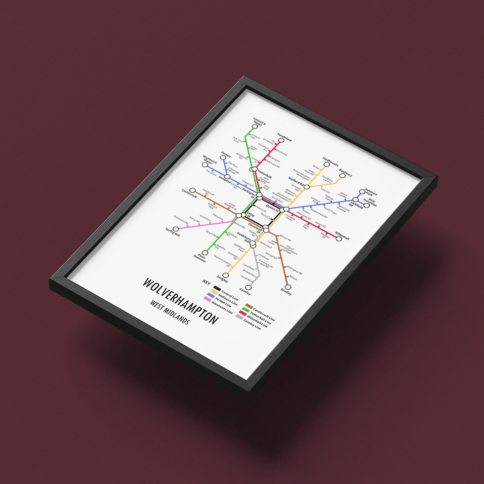Thumbnail: Wolverhampton Metro Map