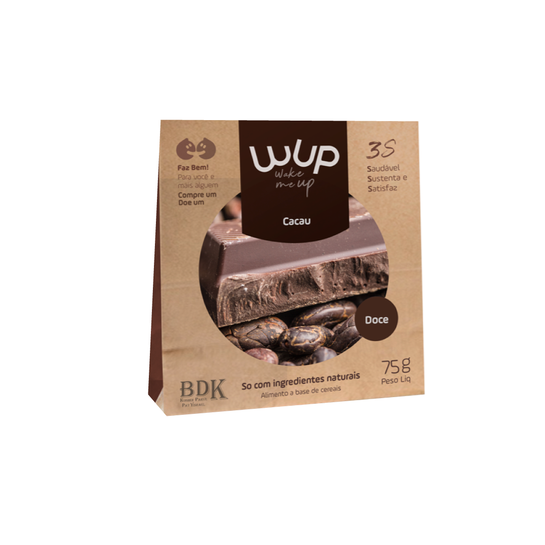 Bolinho Natural WUP Cacau 75g