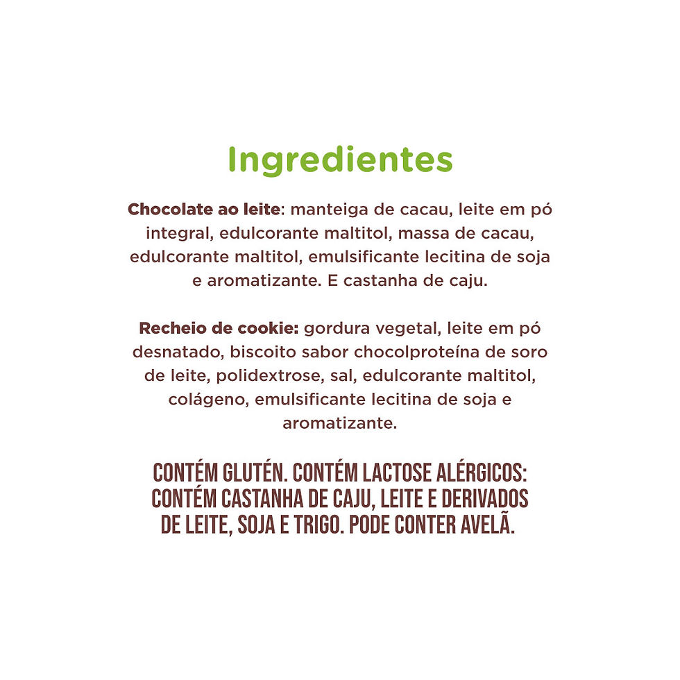 Miniatura: Bombom Luckau Coração de Chocolare Belga ao Leite, Zero Açúcar, Cookies & Cream