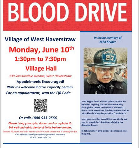 Blood Drive: In Memory of John Kryger