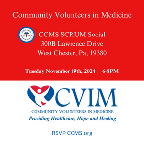 Chester County Medical Society's SCRUM Social at Community Volunteers In Medicine