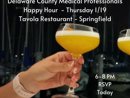 Delaware County Medical Society Announces Monthly Happy Hour