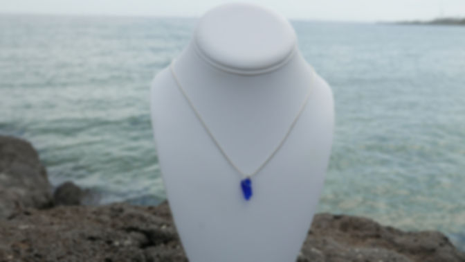 Cobalt necklace