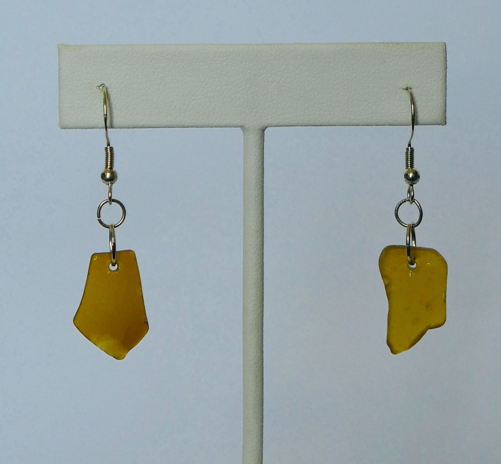 Yellow earrings