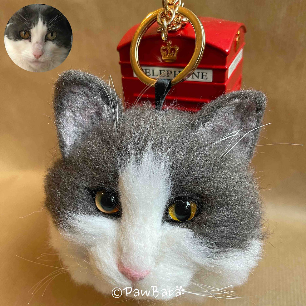 Thumbnail: Custom Cat/Dog Keychain