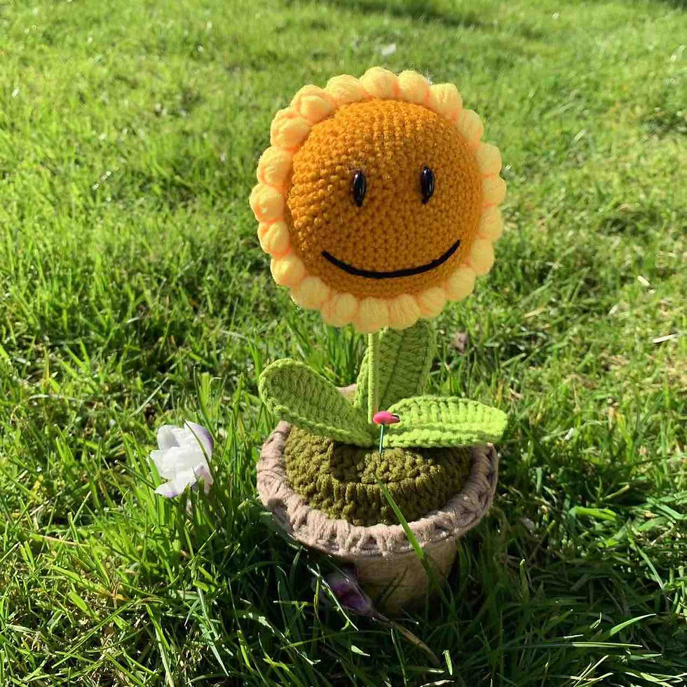 Thumbnail: Crochet Handmade Sunflower