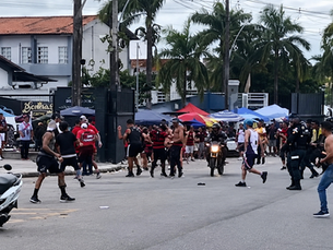 Confusão entre torcedores de Remo e Flamengo termina com 11 pessoas na delegacia em Belém