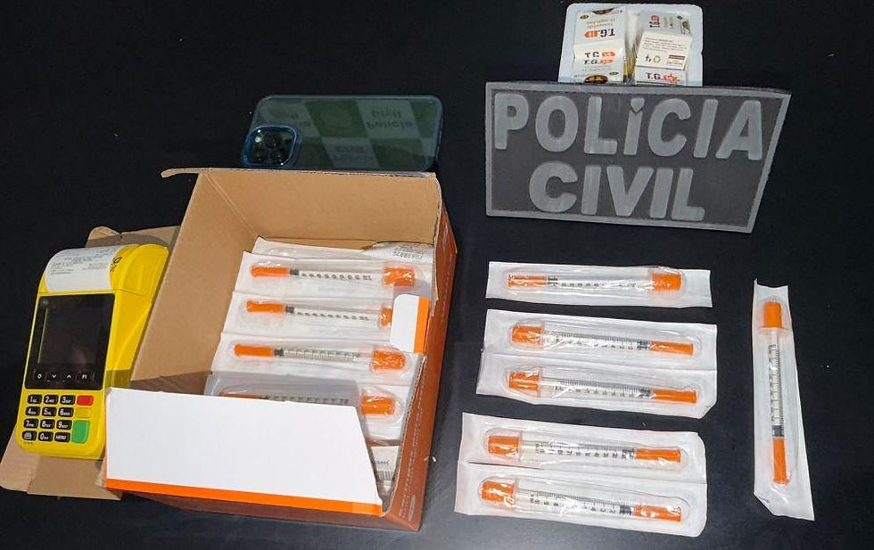 Mulher é presa suspeita de comercializar medicamentos emagrecedores sem procedência