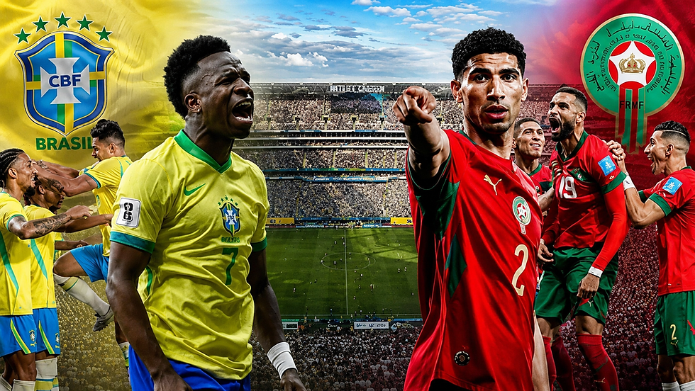 Brasil empata com Marrocos na estreia da Copa do Mundo de 2026
