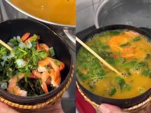 Tacacá com cebola e cheiro-verde em Manaus surpreende paraenses e chama atenção nas redes sociais