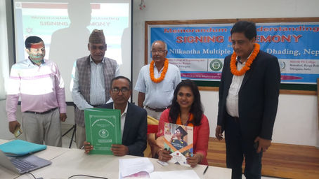 ⚡Dr. Y. Padma, HOD, DBM, has visited Nepal katmandu and Dhading