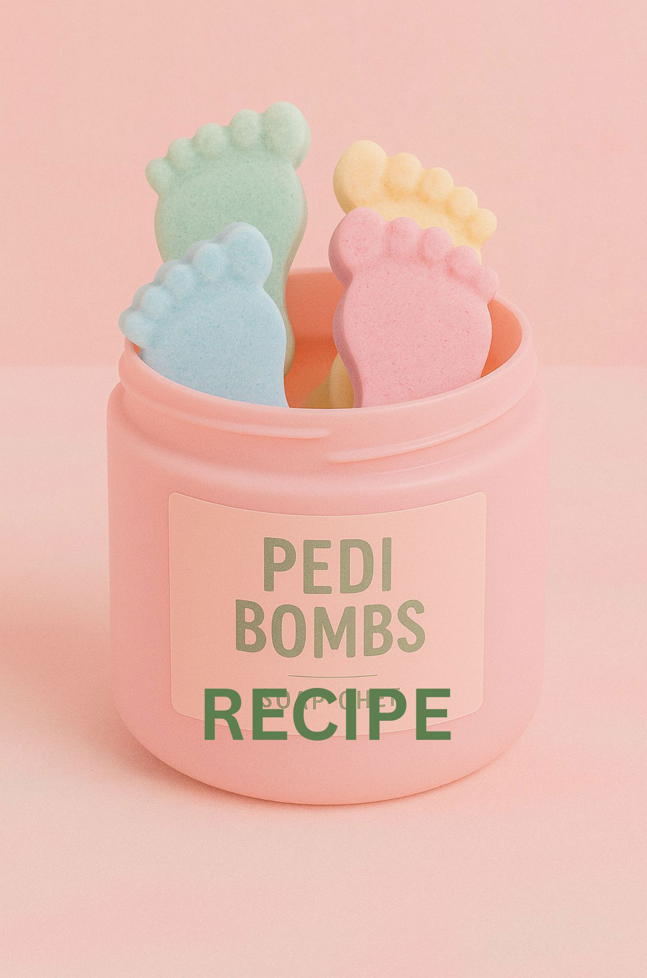 Pedi Bomb Formula - Foot Tablet Soak RECIPE - Instant Download