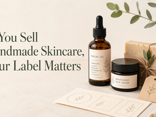 If You Sell Handmade Skincare, Your Label Matters