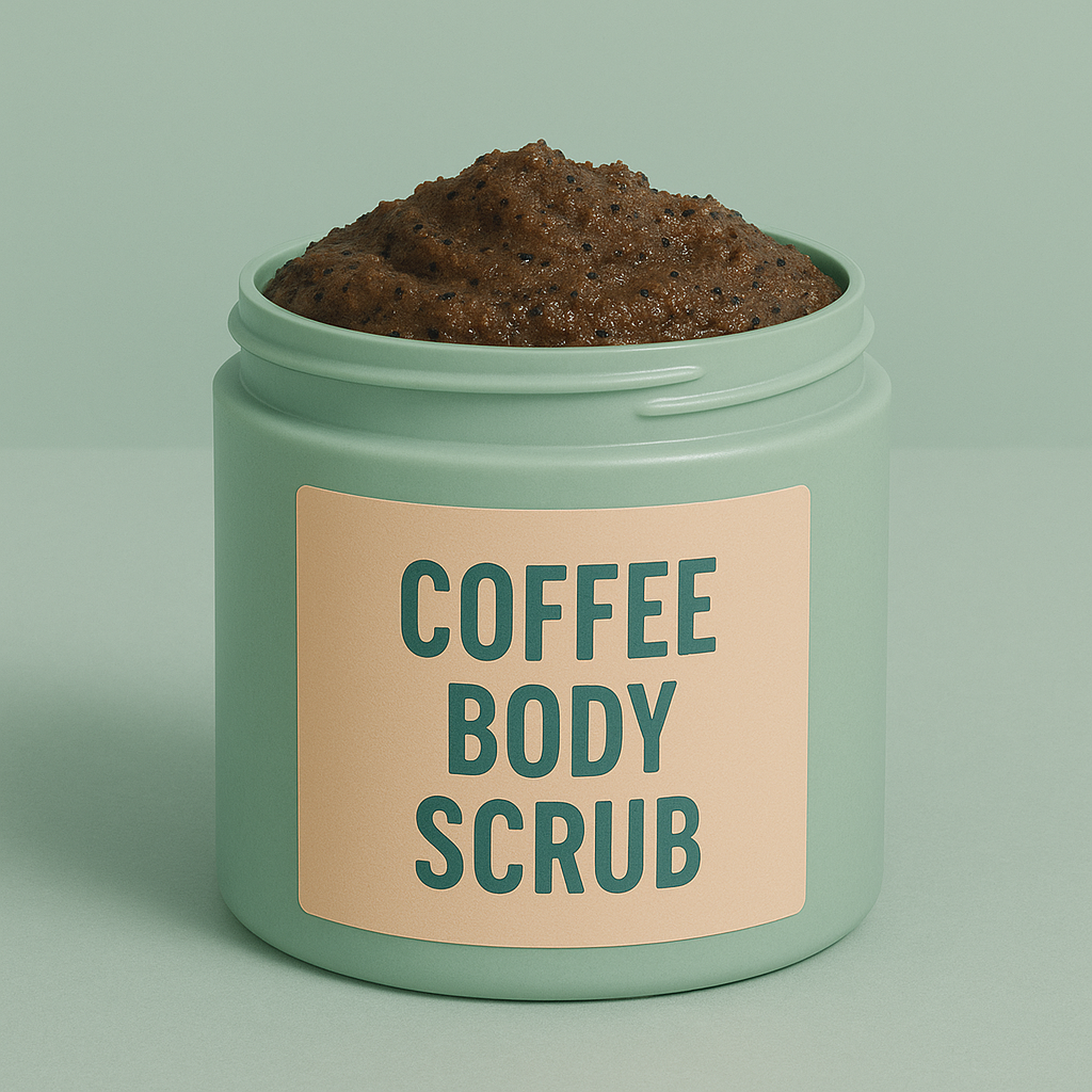 Emulsified Coffee Body Scrub RECIPE - Instant Download