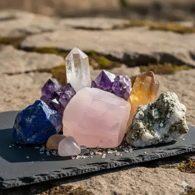 Propiedades de los cuarzos naturales pirita cuarzo rosa amatista citrino