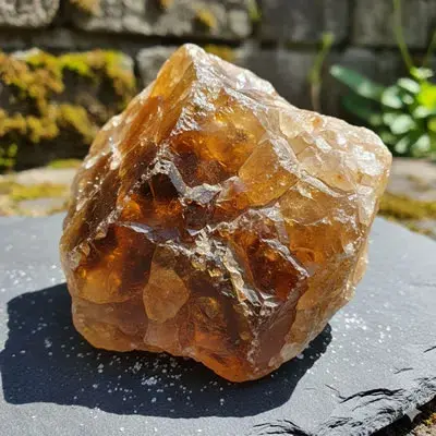 cuarzo citrino que atrae riquezas