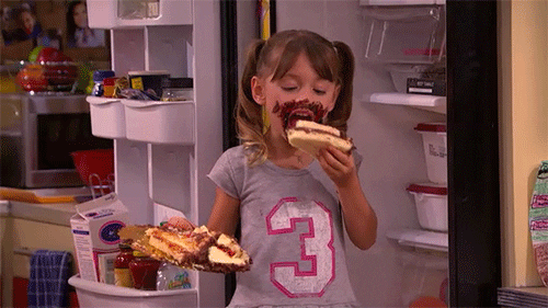 nickelodeon, eating, nick, cake, hungry, starving, thundermans, eating cake Gif For Fun – Businesses in USA