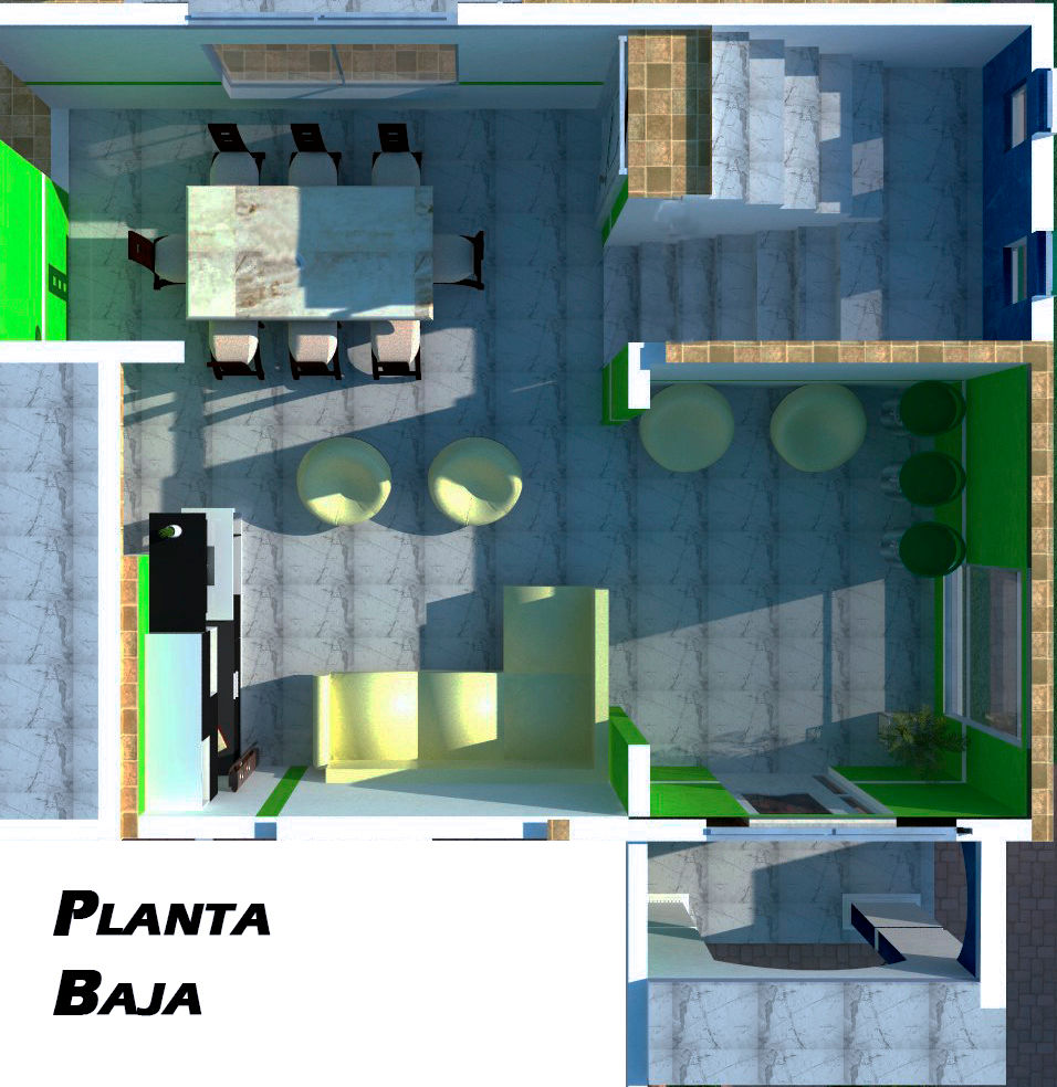 Remodelacion House R-1 planta baja