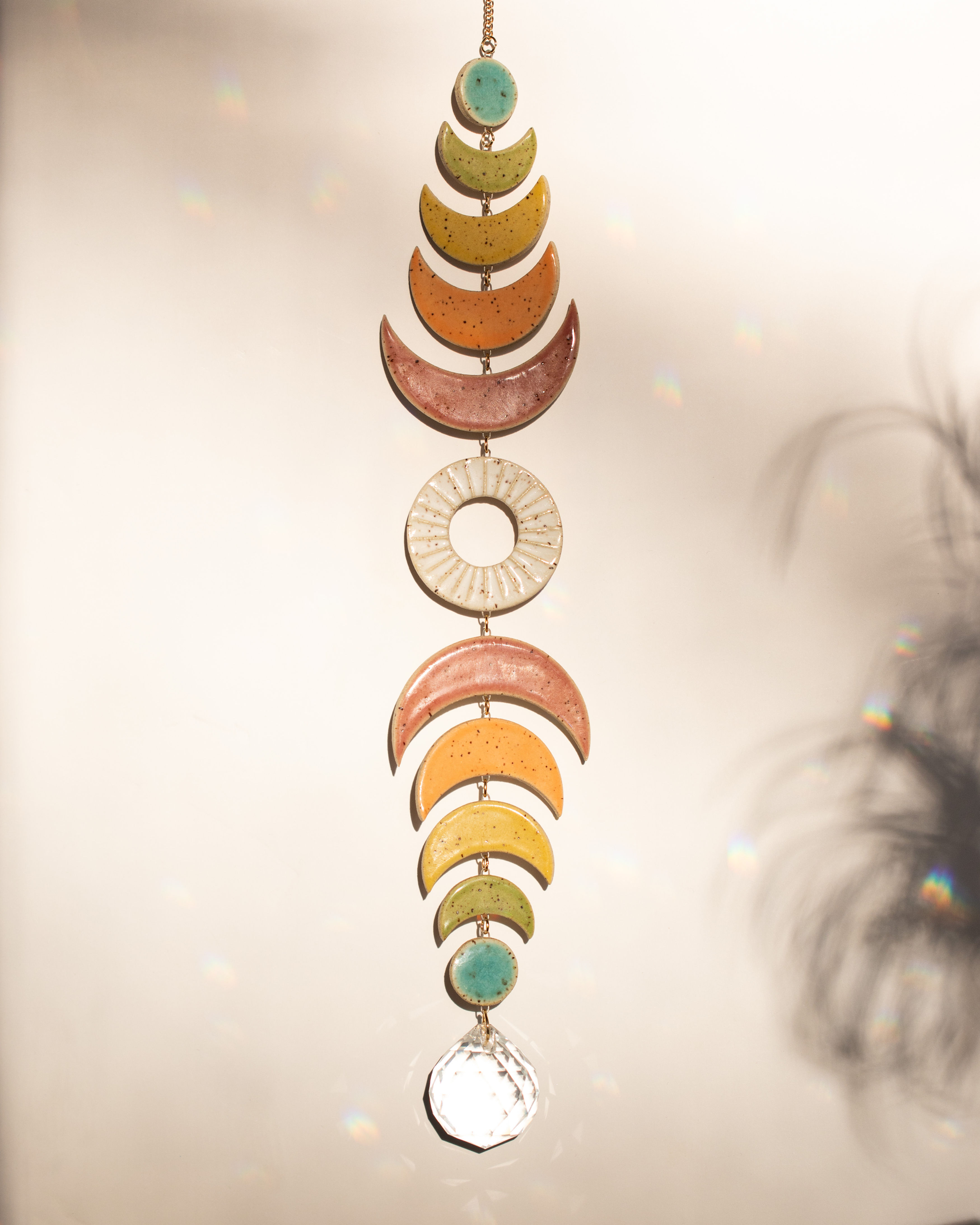 Sun Catcher - Rainbow Moons B