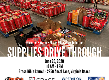 Free Supplies! Water. Groceries. Diapers and more...
