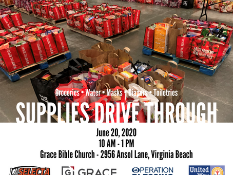 Free Supplies! Water. Groceries. Diapers and more...