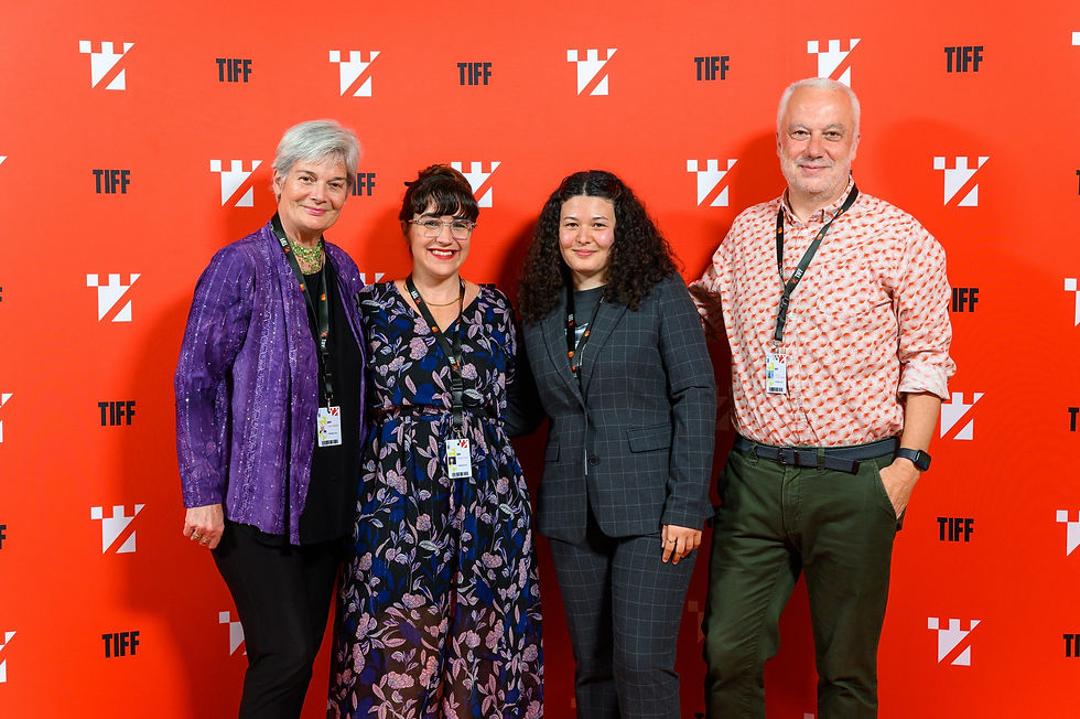 Vera Mijojlić, Yaara Ozery, Cristina Sandu and Yorgos Krassakopoulos photographed by Nicu Cherciu for TIFF Romania.