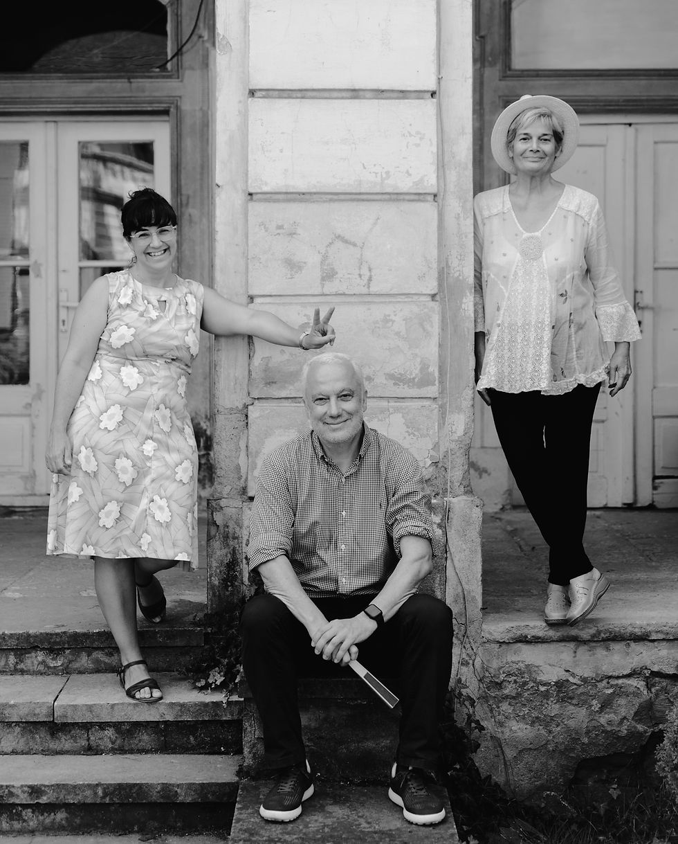Yaara Ozery, Yorgos Krassakopoulos and Vera Mijojlić photographed by Vlad Braga for TIFF Romania.