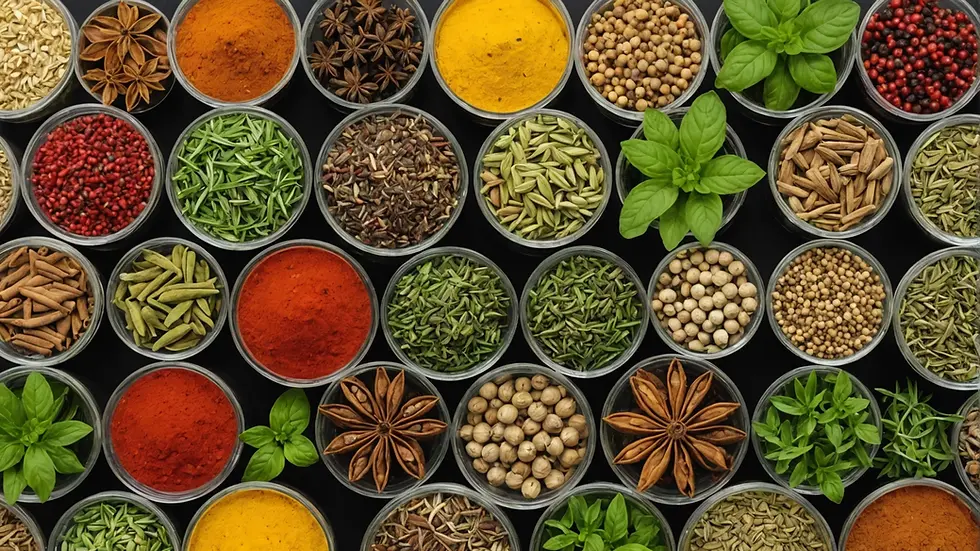 Natural herbs and spices