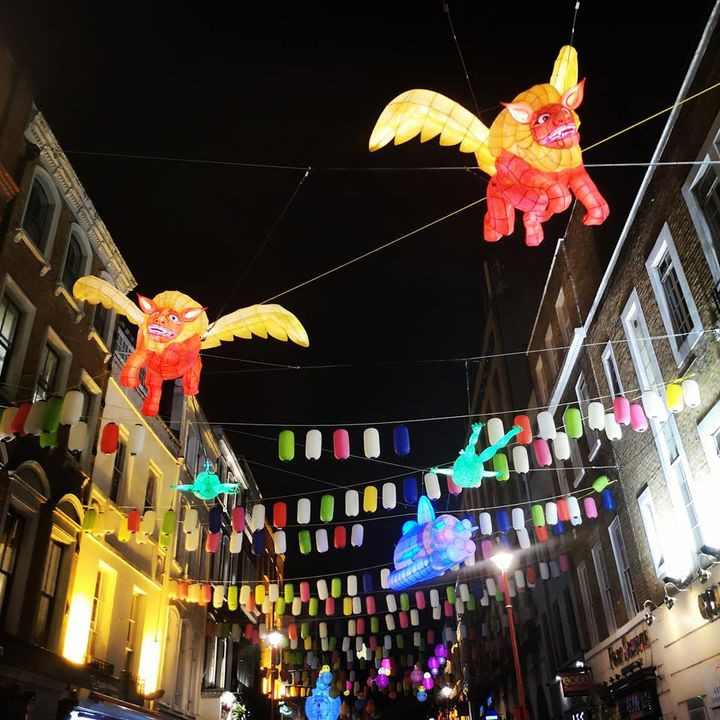 Chinatown lanterns London
