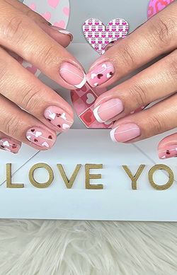 Valentines nails