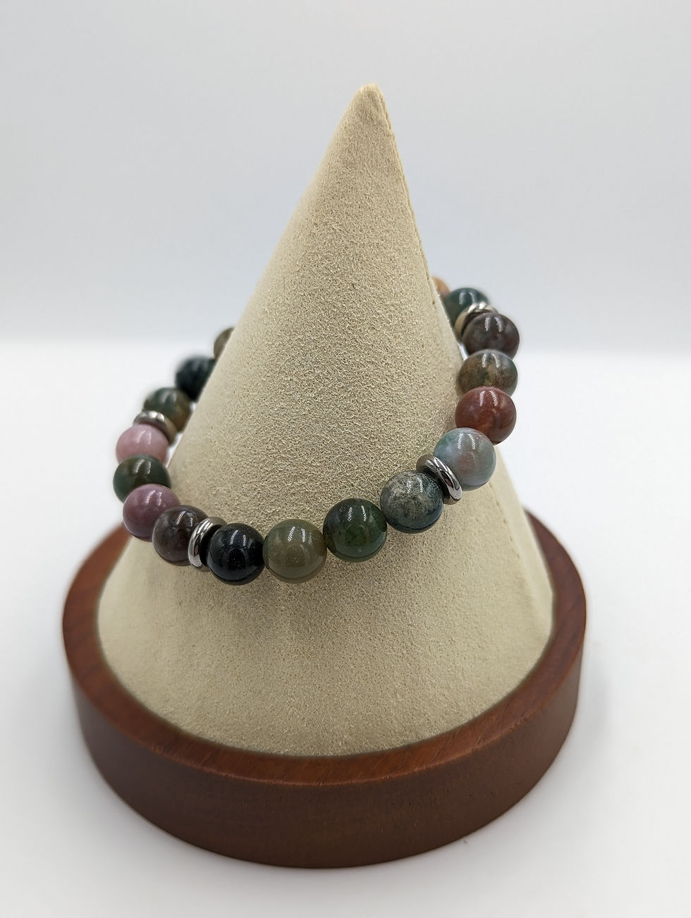 Thumbnail: Indian Agate Stretch Bracelet