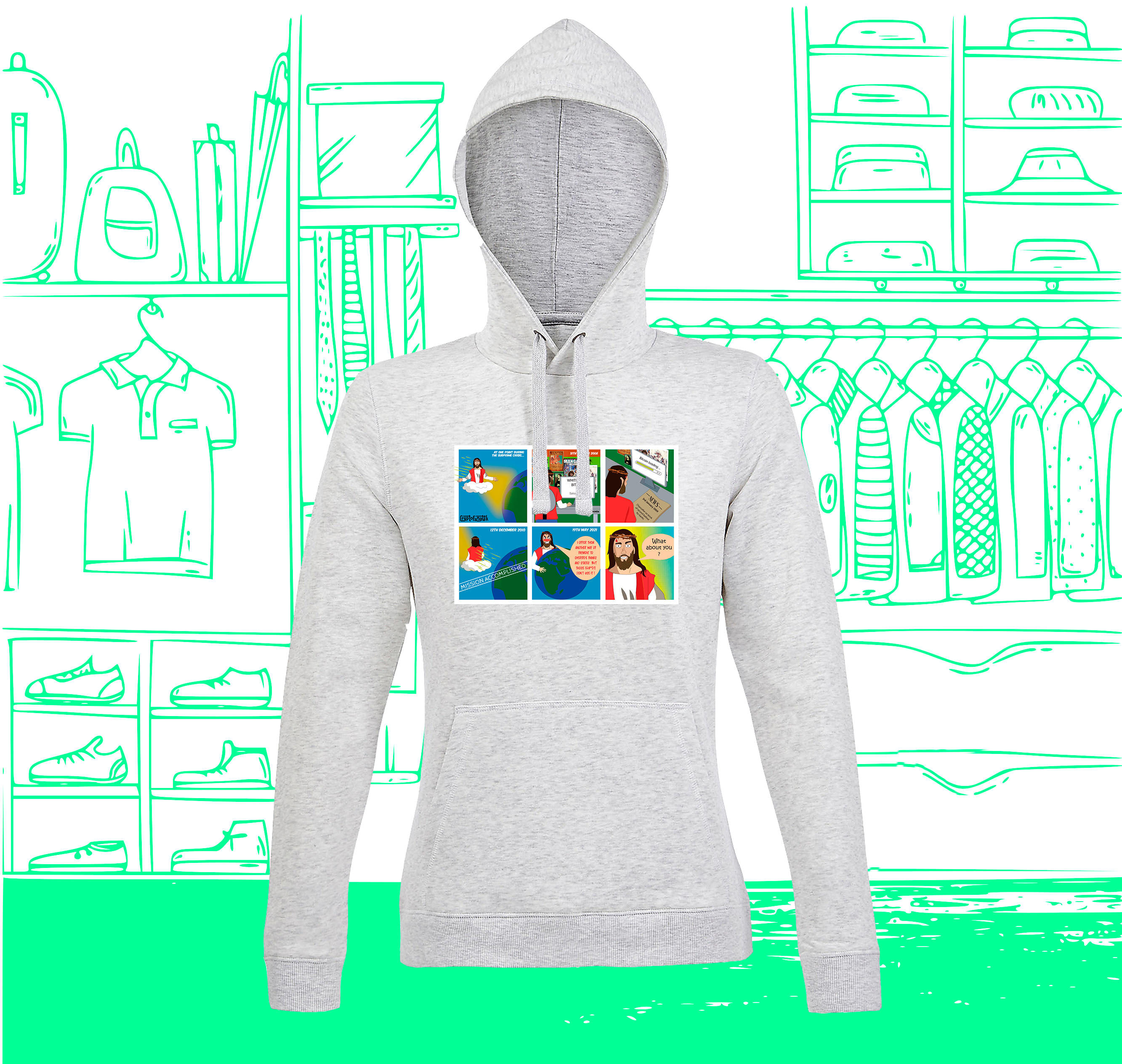 Woman Sweatshirt C 280 BD Satoshi