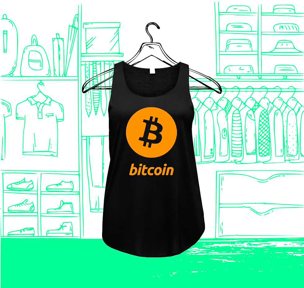 Thumbnail: Orange 130 Bitcoin tank top