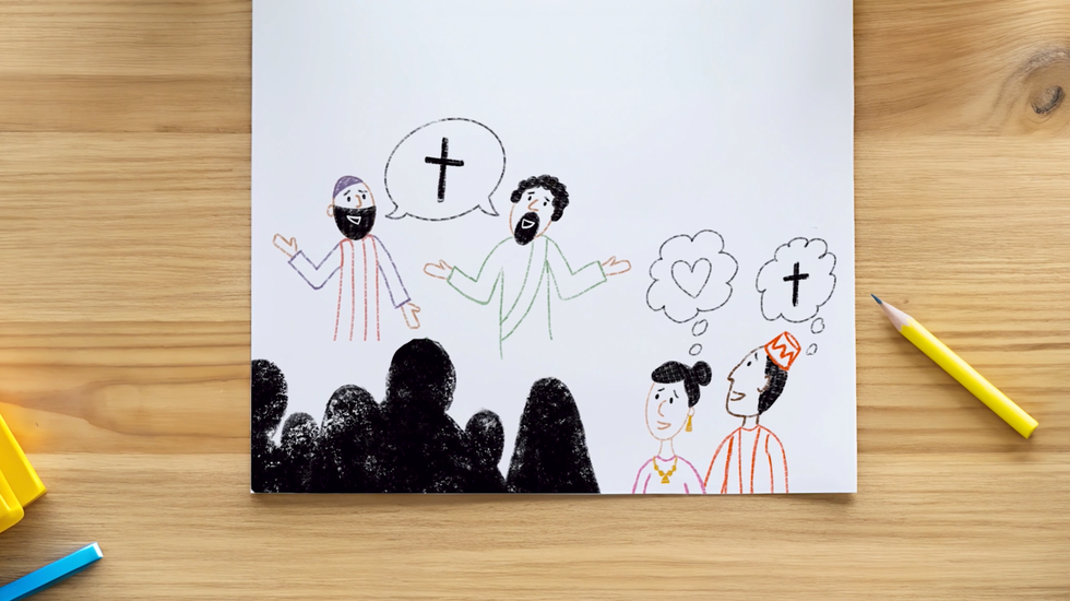 Children's Bible Study Sketches, Final Product