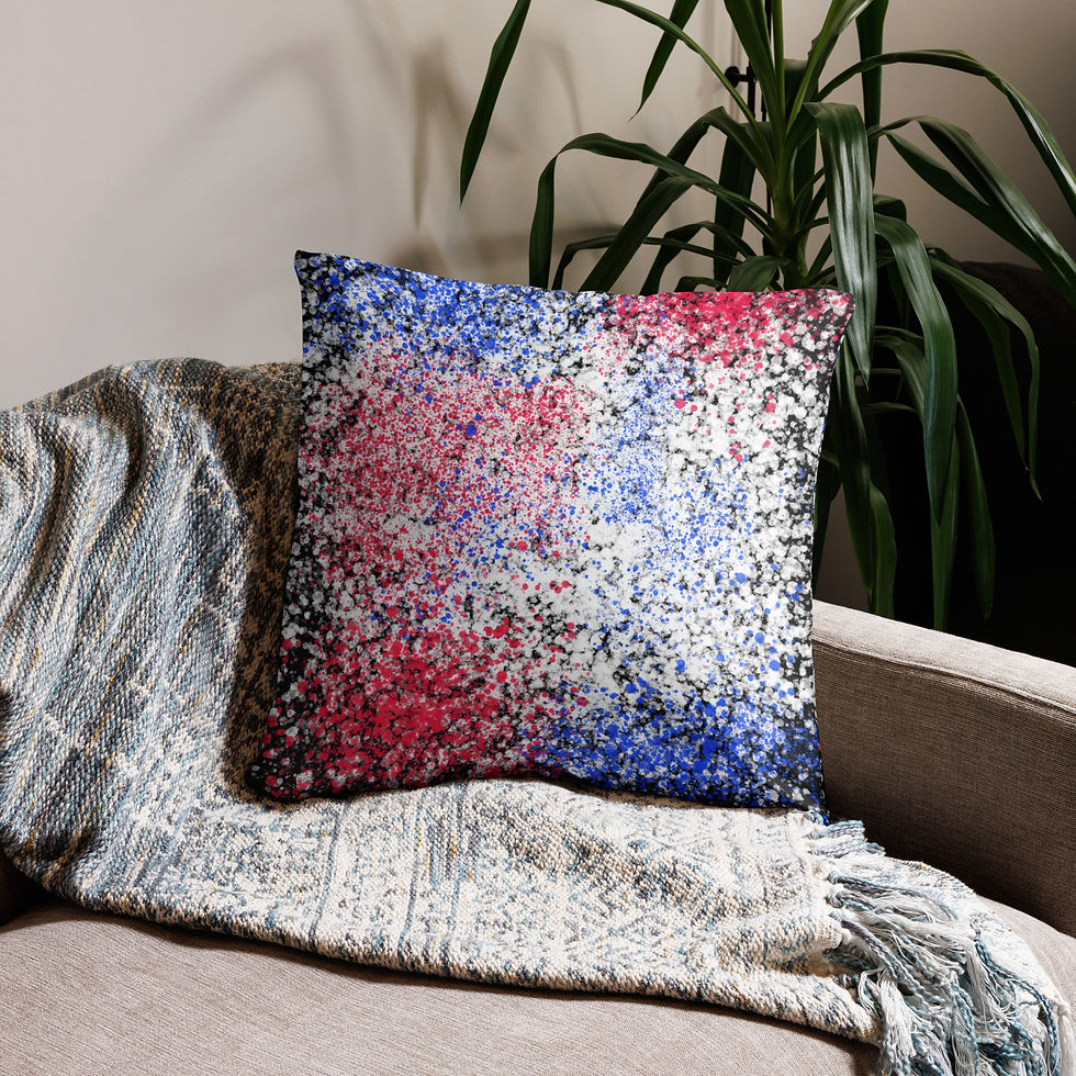 Thumbnail: MotoFresh Minis Moto Mom 4th RWB Pillow
