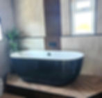 Luxury freestanding bath installation by Bathroom to Boilers in Ingleby Barwick