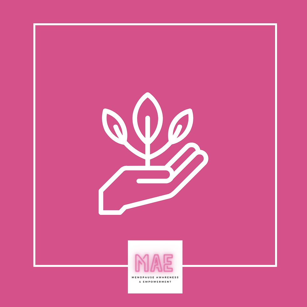 illustration of a plant growing in a hand symbolizing the idea that support generates growth