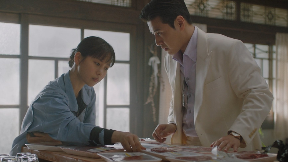 Tastefully Yours K-drama still featuring Kang Ha Neul and Go Min Si (Credits: ENA)A)